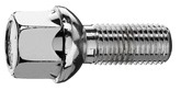 BOLT 60º CH17 12X1.50 X28 ZINC