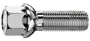 BOLT R12 CH17 14X1.50 X25 ZINC