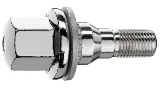 BOLT FLAT CH19 12X1.25 X36 MW. ZINC CIT/PUG