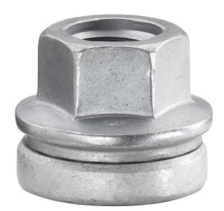 NUT OPEN FLAT CH21 14X2.0 TRANSIT